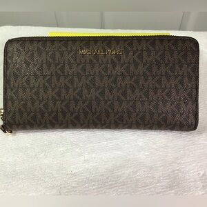 Michael Kors Brown Logo Wallet